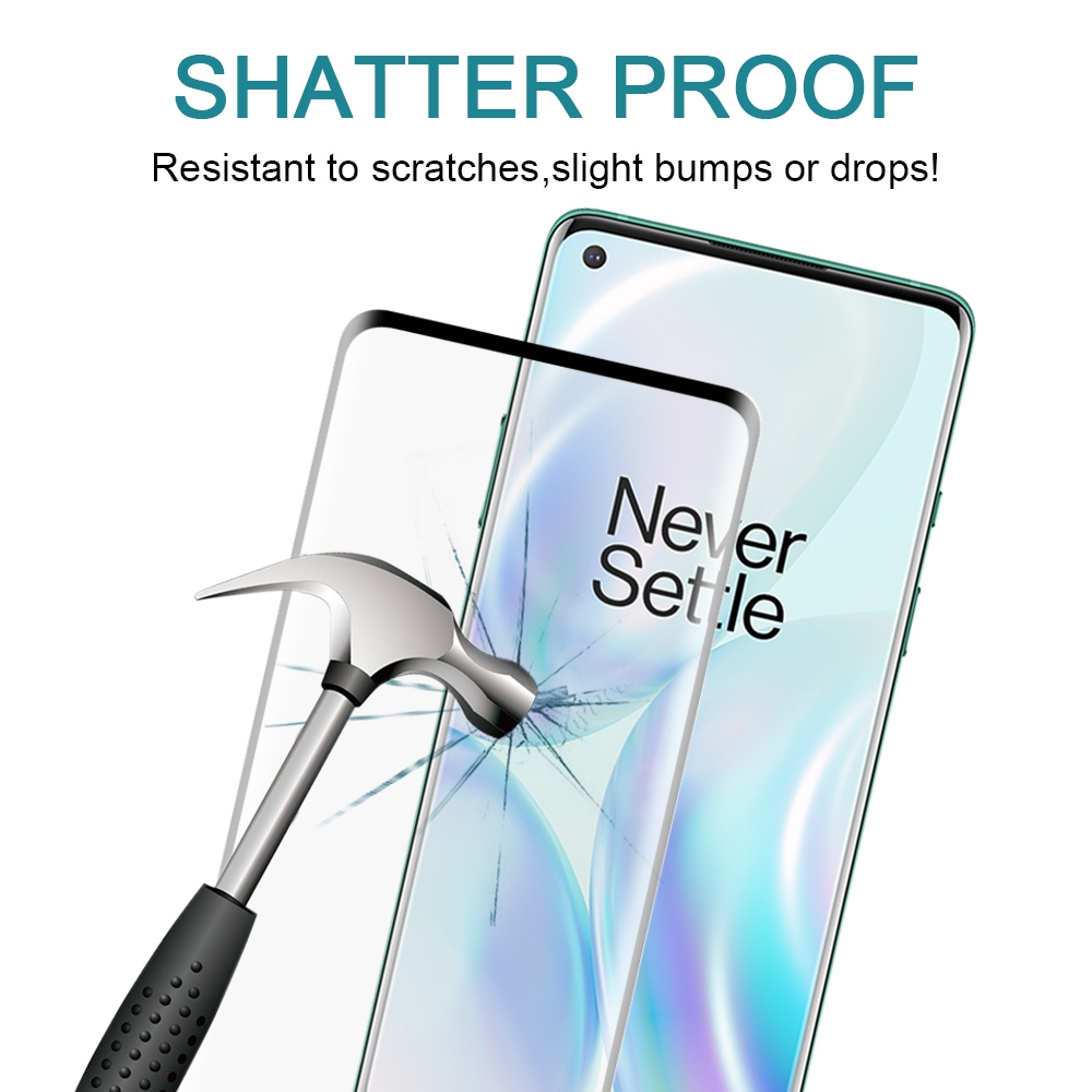 מגן מסך עבור OnePlus 8 עשוי מזכוכית מחוסמת