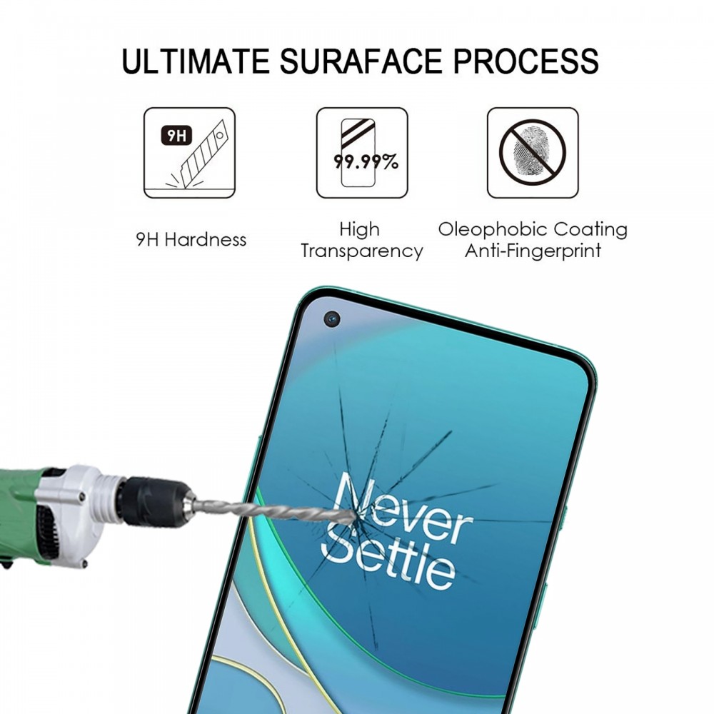מגן מסך עבור OnePlus 8T עשוי מזכוכית מחוסמת