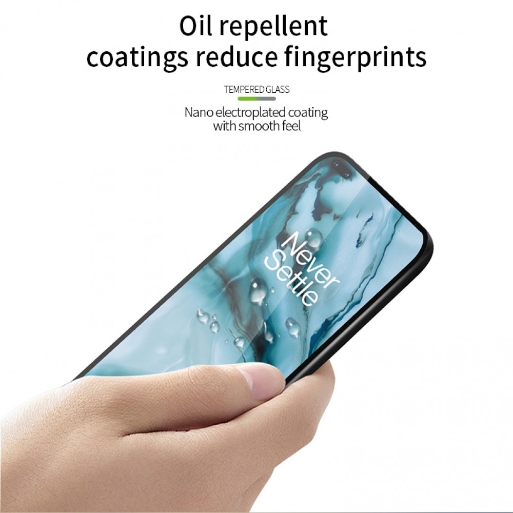 מגן מסך עבור OnePlus Nord עשוי מזכוכית מחוסמת
