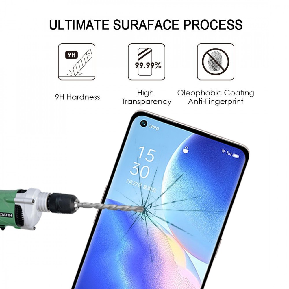 מגן מסך עבור Oppo Reno5 Pro 5G עשוי מזכוכית מחוסמת