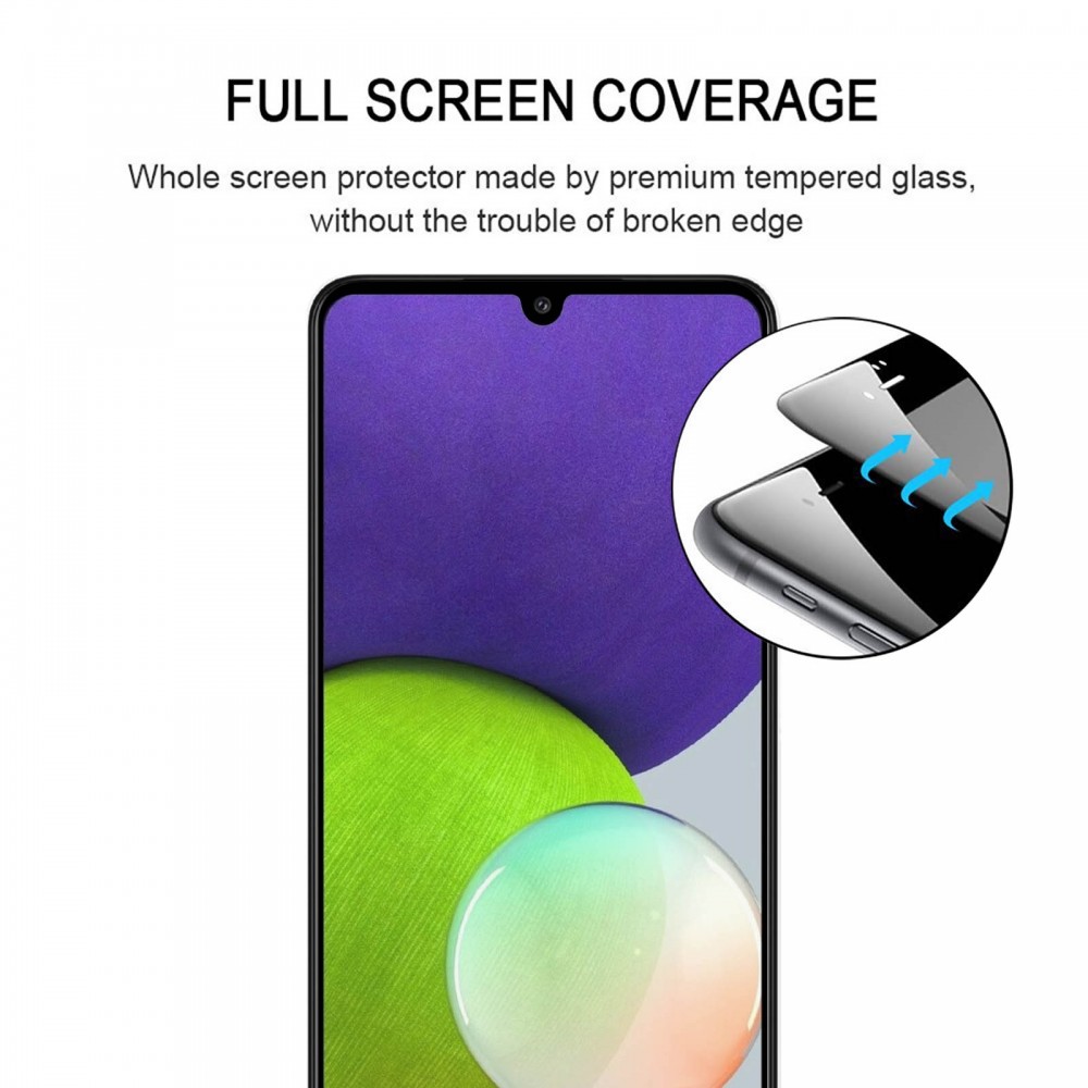 מגן מסך עבור Samsung Galaxy A22 עשוי מזכוכית מחוסמת