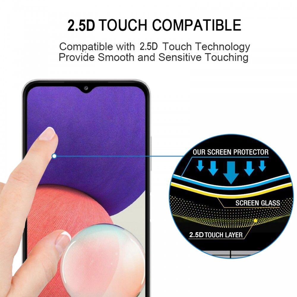 מגן מסך עבור Samsung Galaxy A23 עשוי מזכוכית מחוסמת