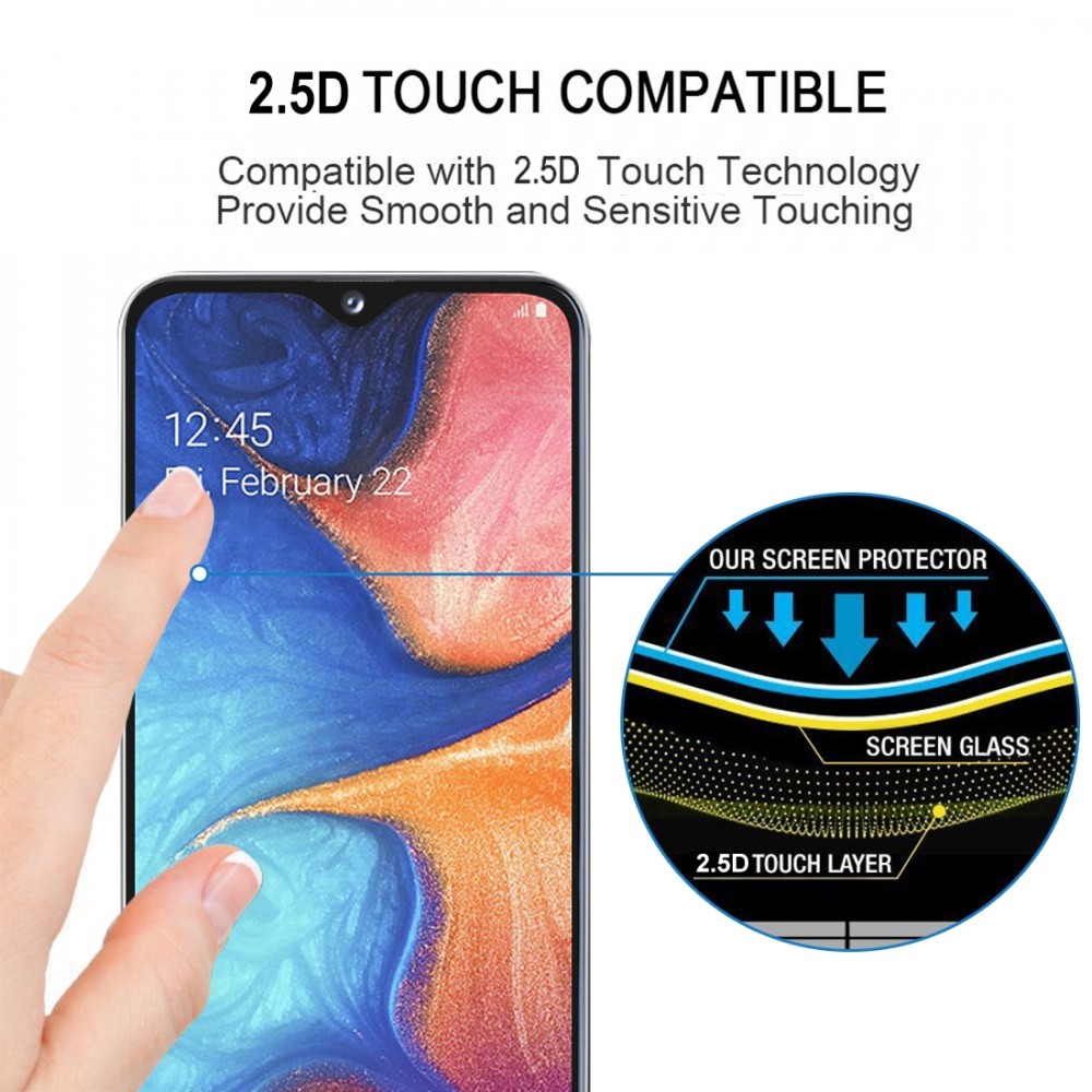 מגן מסך עבור Samsung Galaxy A30 עשוי מזכוכית מחוסמת