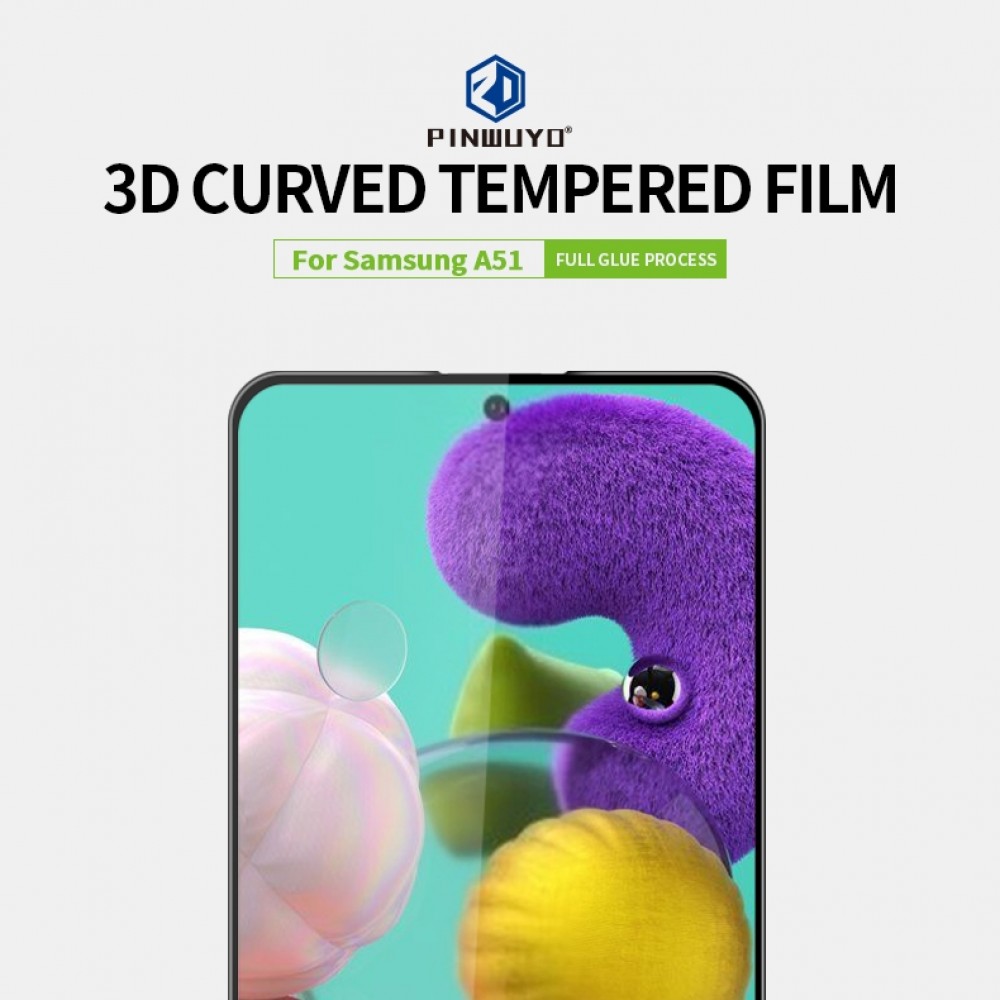 מגן מסך עבור Samsung Galaxy A51 עשוי מזכוכית מחוסמת