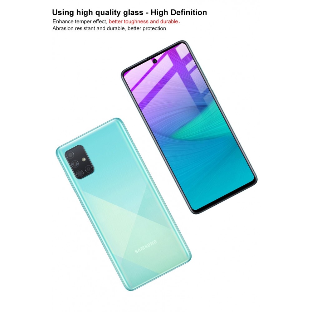 מגן מסך עבור Samsung Galaxy A71 עשוי מזכוכית מחוסמת