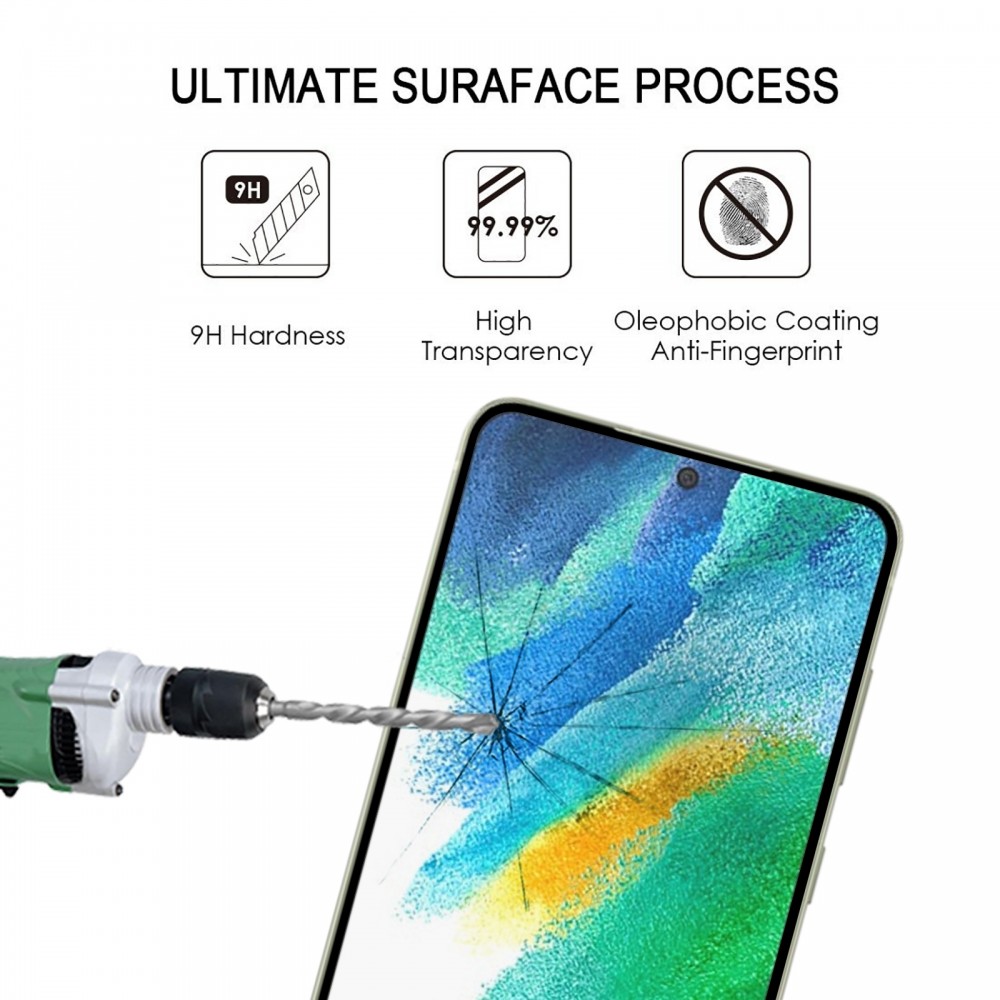 מגן מסך עבור Samsung Galaxy S21 FE 5G עשוי מזכוכית מחוסמת