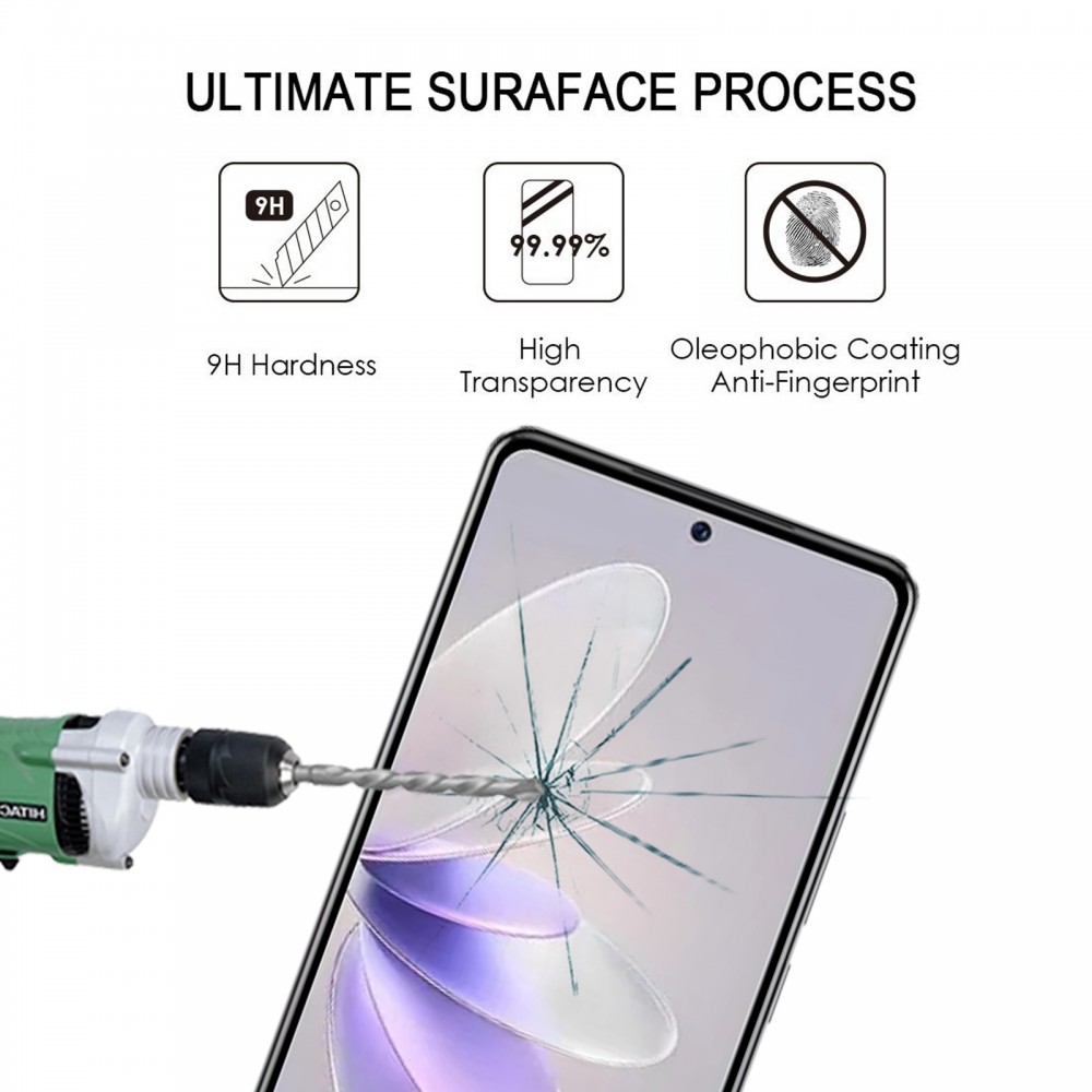 מגן מסך עבור vivo V27 Pro עשוי מזכוכית מחוסמת