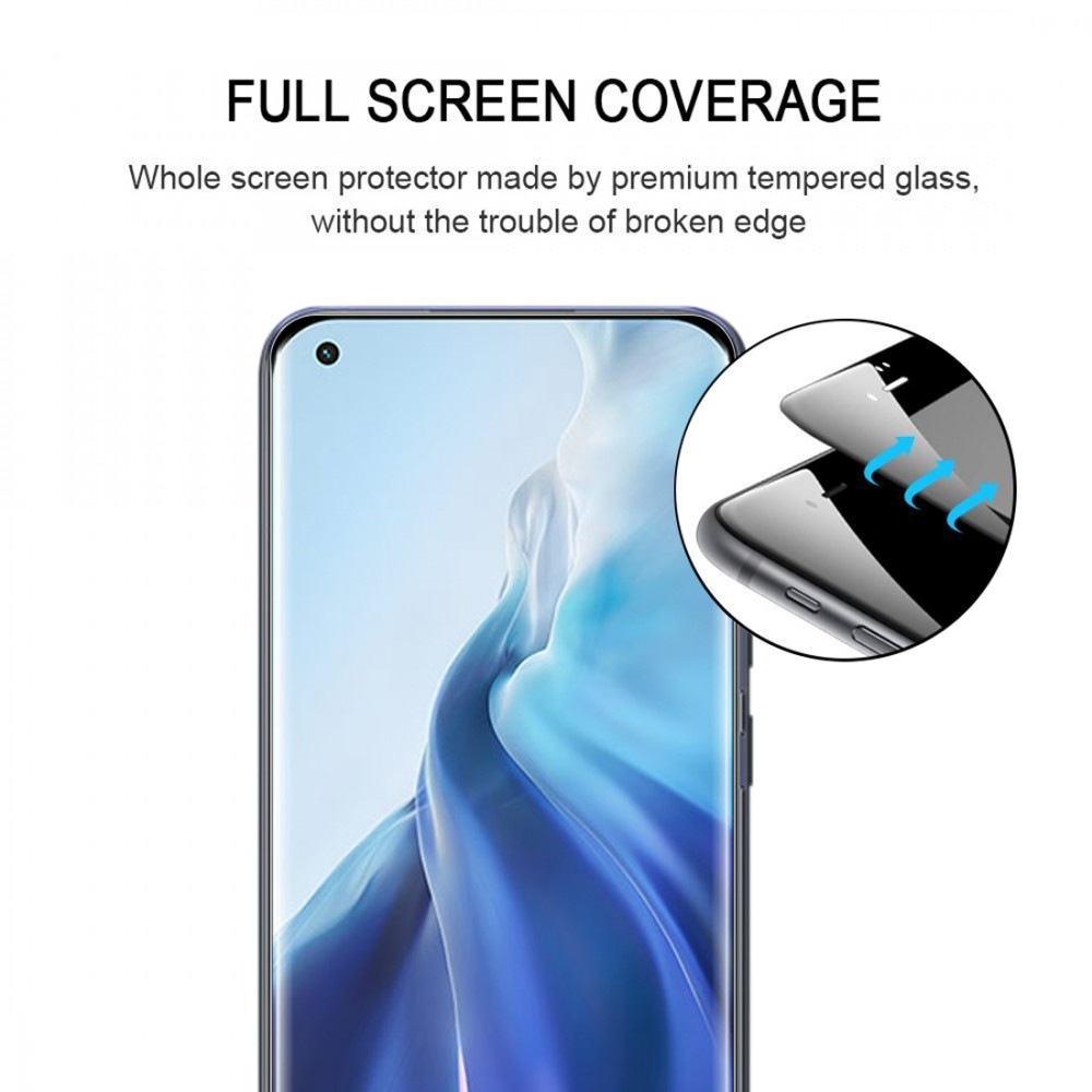 מגן מסך עבור Xiaomi Mi 11 עשוי מזכוכית מחוסמת