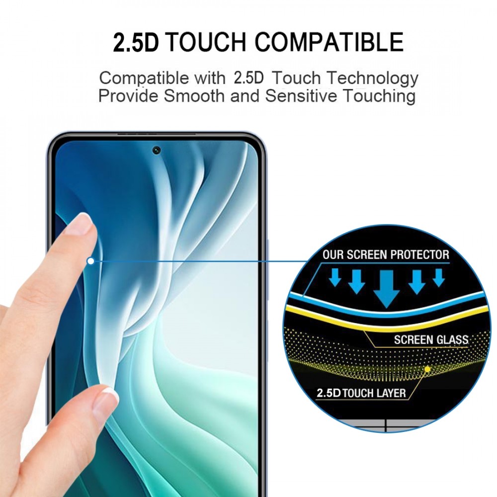 מגן מסך עבור Xiaomi Mi 11i עשוי מזכוכית מחוסמת