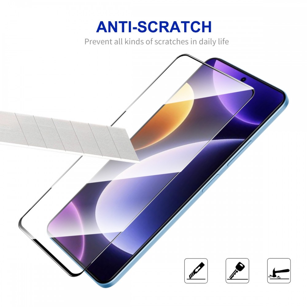 מגן מסך עבור Xiaomi Poco F5 עשוי מזכוכית מחוסמת