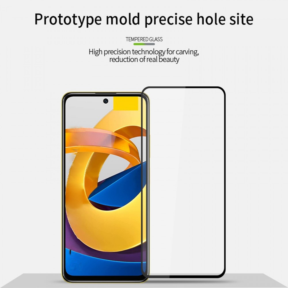 מגן מסך עבור Xiaomi Poco M4 Pro עשוי מזכוכית מחוסמת