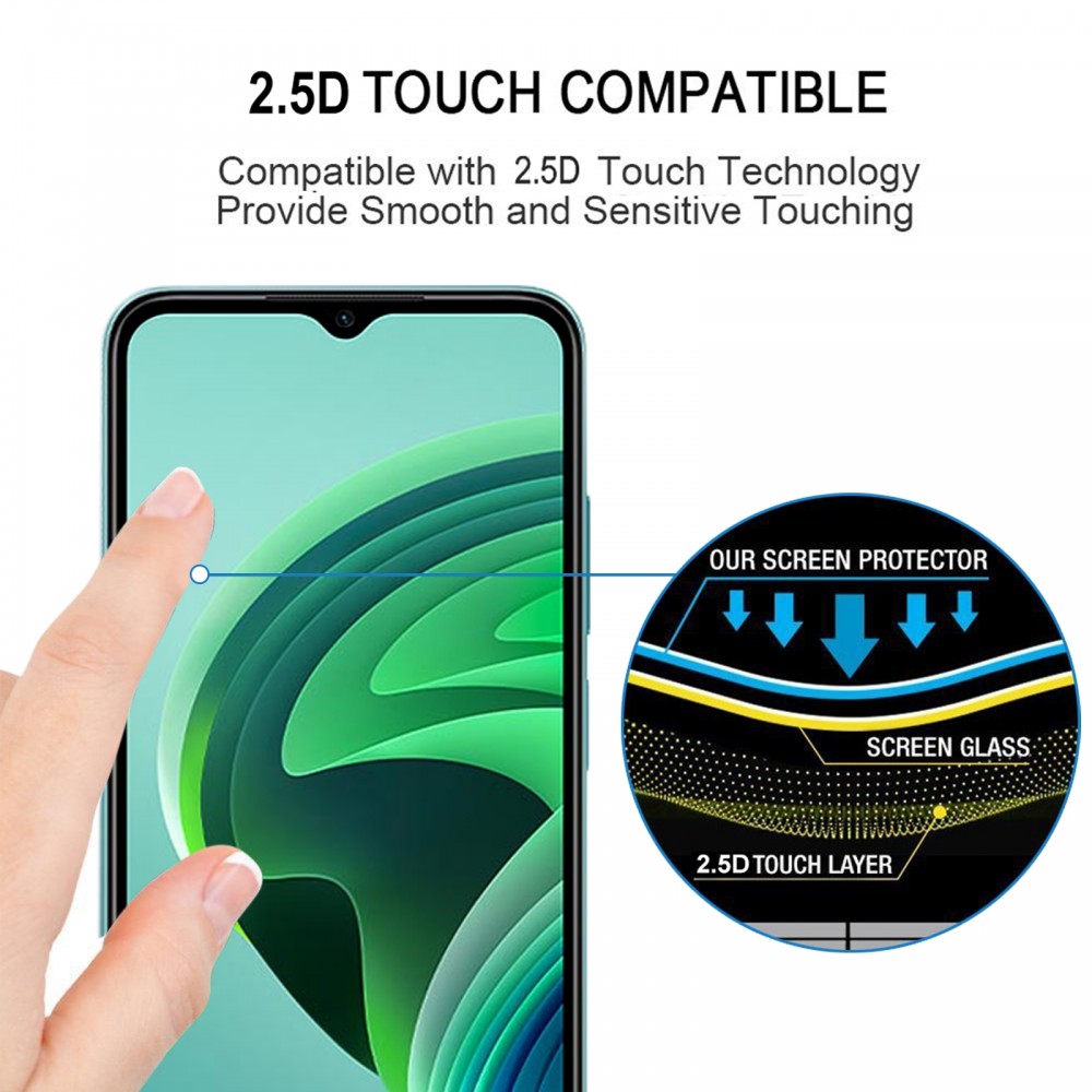 מגן מסך עבור Xiaomi Poco M5 עשוי מזכוכית מחוסמת