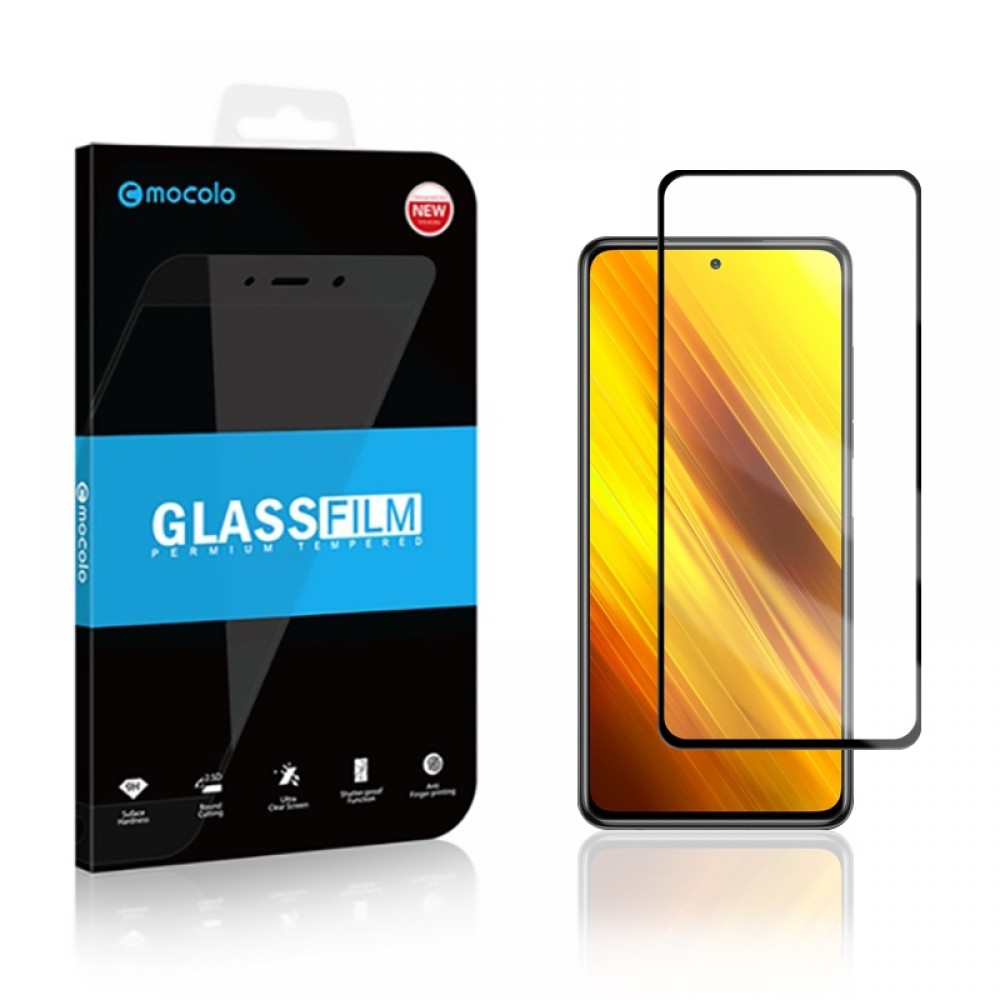 מגן מסך עבור Xiaomi Poco X3 NFC עשוי מזכוכית מחוסמת