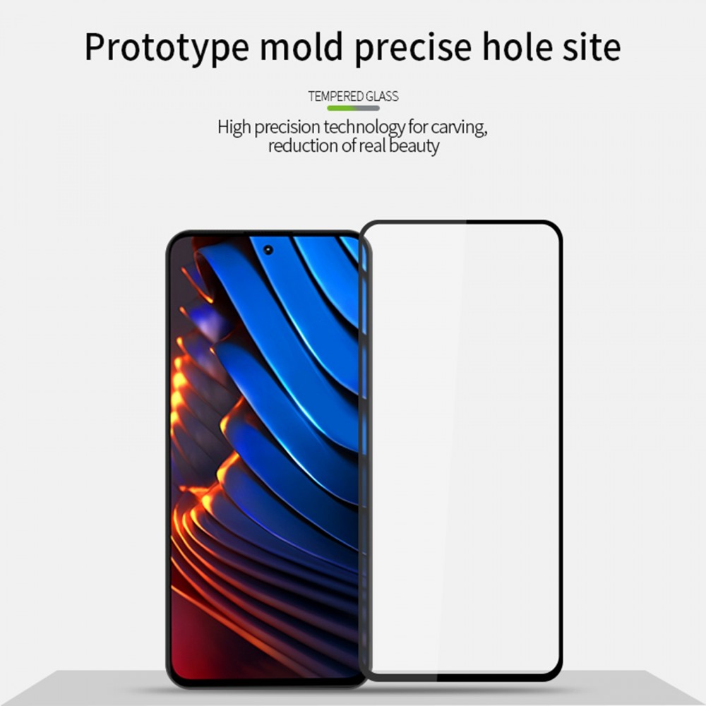 מגן מסך עבור Xiaomi Poco X5 עשוי מזכוכית מחוסמת