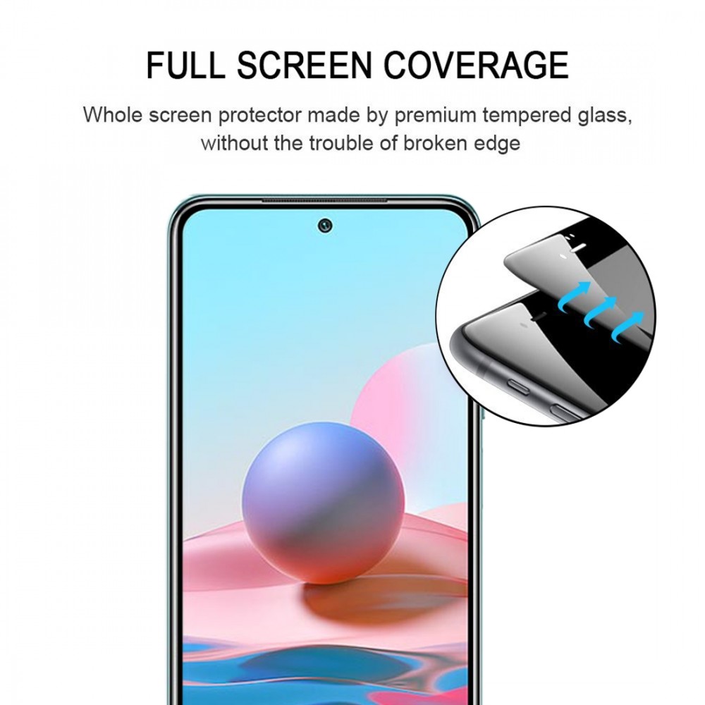 מגן מסך עבור Xiaomi Redmi Note 10 עשוי מזכוכית מחוסמת
