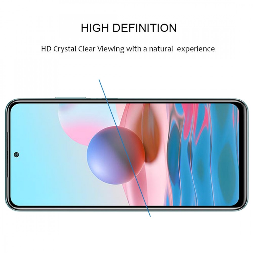 מגן מסך עבור Xiaomi Redmi Note 10 עשוי מזכוכית מחוסמת