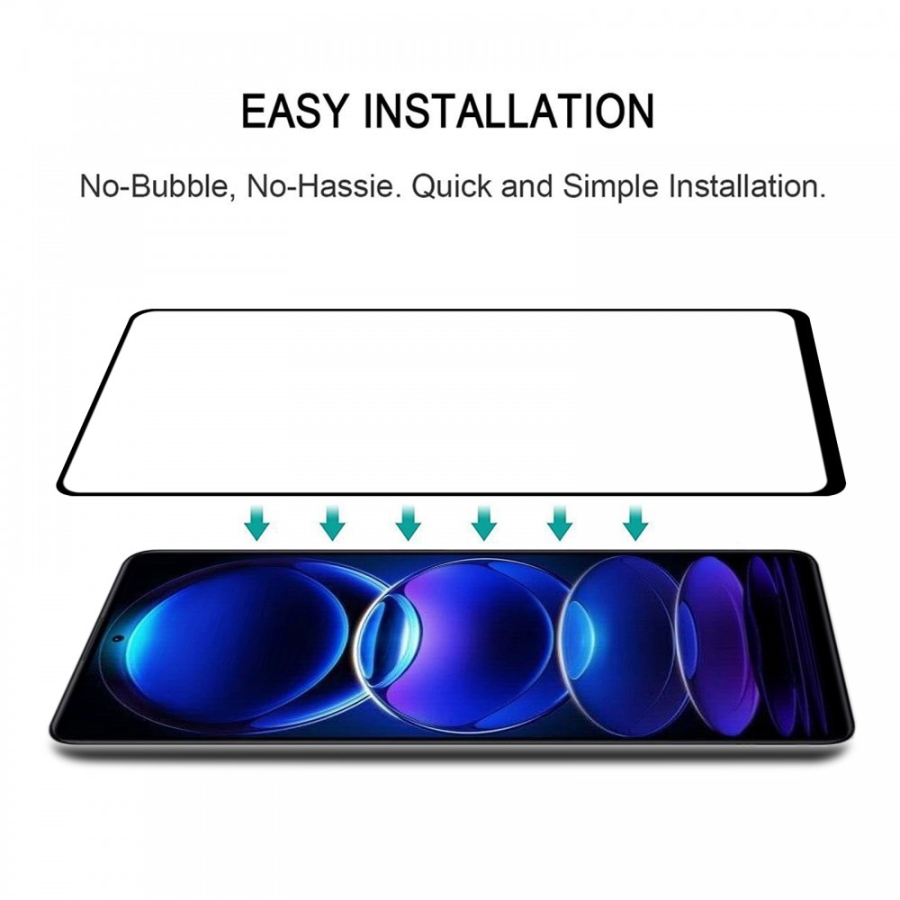 מגן מסך עבור Xiaomi Redmi Note 12 4G עשוי מזכוכית מחוסמת