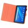 כיסוי ספר לטאבלט Lenovo Tab E10 בצבע - תפוז