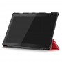 כיסוי ספר לטאבלט Lenovo Tab M10 בצבע - אדום