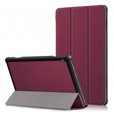 כיסוי ספר לטאבלט Lenovo Tab M10 בצבע - יין אדום