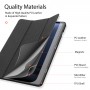 כיסוי ספר לטאבלט Samsung Galaxy Tab S9 FE בצבע - שחור