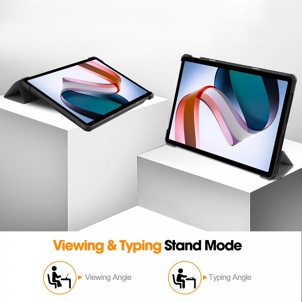כיסוי ספר לטאבלט Xiaomi Redmi Pad SE  בצבע - אפור
