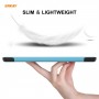 כיסוי לטאבלט מדגם - Amazon Fire HD 10 בצבע - כחול בהיר עשוי מעור