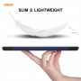 כיסוי לטאבלט מדגם - Amazon Fire HD 10 Plus בצבע - כחול כהה עשוי מעור