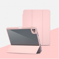כיסוי לטאבלט מדגם - Apple iPad Air (2020) בצבע - ורוד תינוק עשוי מעור