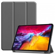 כיסוי לטאבלט מדגם - Apple iPad Pro 11 (2018) בצבע - אפור עשוי מעור
