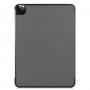 כיסוי לטאבלט מדגם - Apple iPad Pro 11 (2021) בצבע - אפור עשוי מעור