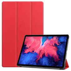 כיסוי לטאבלט מדגם - Lenovo Tab P11 בצבע - אדום עשוי מעור