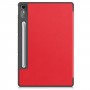 כיסוי לטאבלט מדגם - Lenovo Tab P12 בצבע - אדום עשוי מעור
