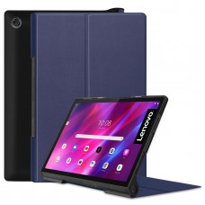 כיסוי לטאבלט מדגם - Lenovo Yoga Tab 11 בצבע - כחול כהה עשוי מעור