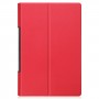 כיסוי לטאבלט מדגם - Lenovo Yoga Tab 11 בצבע - אדום עשוי מעור
