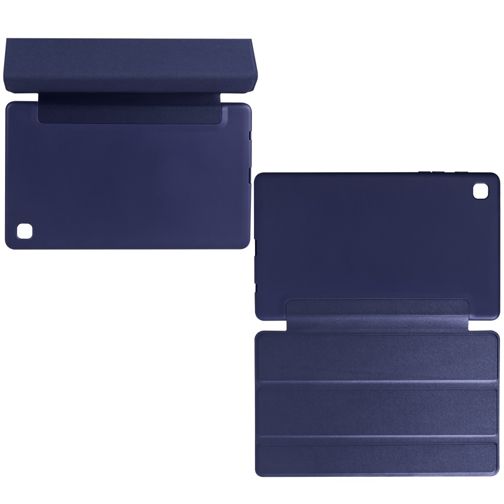 כיסוי לטאבלט מדגם - Samsung Galaxy Tab A7 Lite בצבע - כחול כהה עשוי מעור