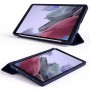 כיסוי לטאבלט מדגם - Samsung Galaxy Tab A7 Lite בצבע - כחול כהה עשוי מעור
