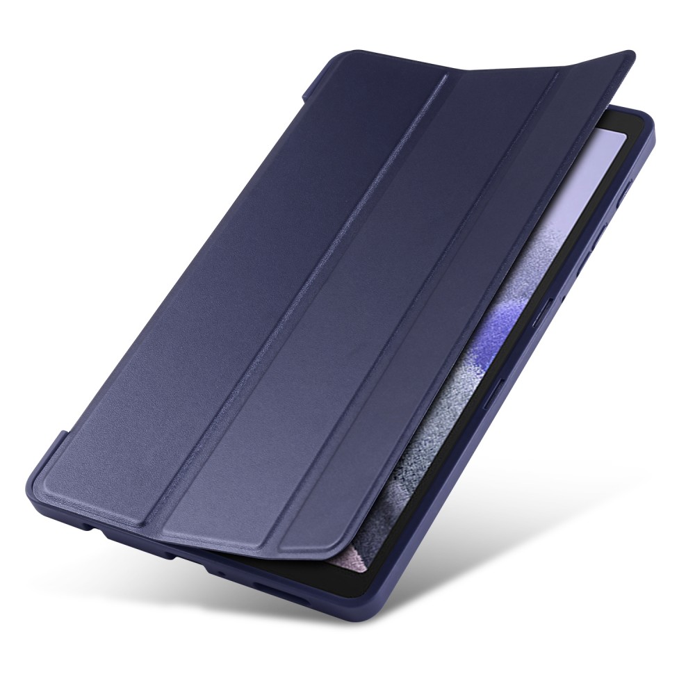 כיסוי לטאבלט מדגם - Samsung Galaxy Tab A7 Lite בצבע - כחול כהה עשוי מעור