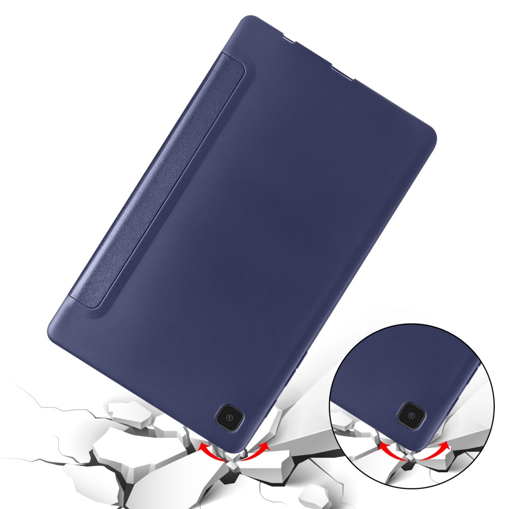 כיסוי לטאבלט מדגם - Samsung Galaxy Tab A7 Lite בצבע - כחול כהה עשוי מעור