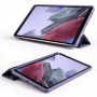 כיסוי לטאבלט מדגם - Samsung Galaxy Tab A7 Lite בצבע - סגול עשוי מעור