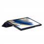 כיסוי לטאבלט מדגם - Samsung Galaxy Tab A8 10.5 (2021) בצבע - כחול עשוי מעור