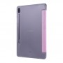 כיסוי לטאבלט מדגם - Samsung Galaxy Tab S7 בצבע - ורוד עשוי מעור