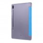 כיסוי לטאבלט מדגם - Samsung Galaxy Tab S7 בצבע - שמים כחולים עשוי מעור