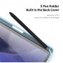 כיסוי לטאבלט מדגם - Samsung Galaxy Tab S7 FE בצבע - כחול עשוי מעור