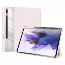כיסוי לטאבלט מדגם - Samsung Galaxy Tab S7 FE בצבע - ורוד עשוי מעור