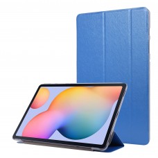 כיסוי לטאבלט מדגם - Samsung Galaxy Tab S8 בצבע - כחול עשוי מעור