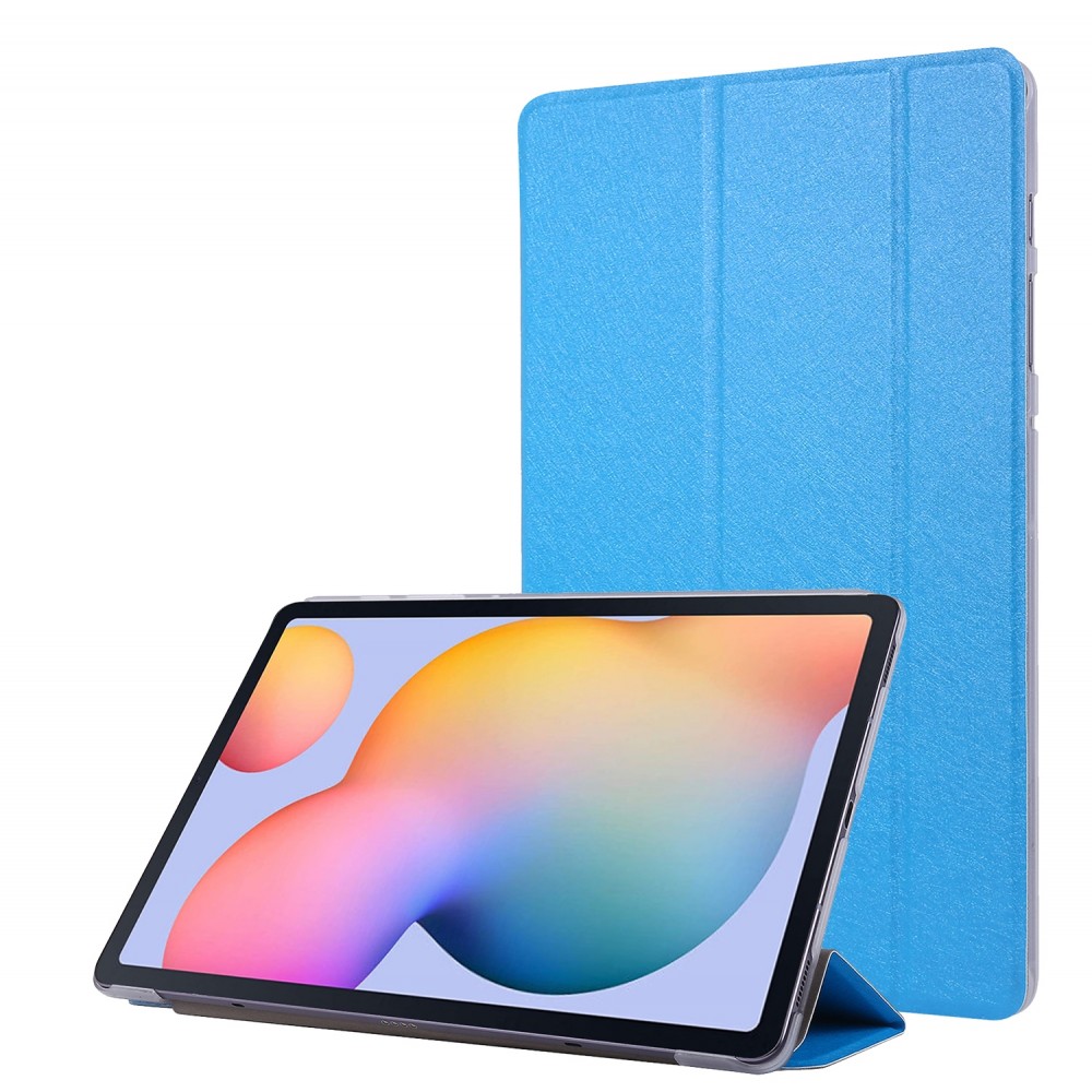 כיסוי לטאבלט מדגם - Samsung Galaxy Tab S8 בצבע - שמים כחולים עשוי מעור