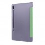 כיסוי לטאבלט מדגם - Samsung Galaxy Tab S8 בצבע - ירוק עשוי מעור