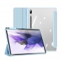 כיסוי לטאבלט מדגם - Samsung Galaxy Tab S8 Plus בצבע - כחול עשוי מעור