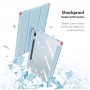 כיסוי לטאבלט מדגם - Samsung Galaxy Tab S8 Plus בצבע - כחול עשוי מעור